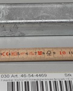 Rectangular tube 30x30x150mm f/free-access stall HD-65 DKD22